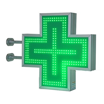 Cruce de farmacie LED de exterior 60x60 cm Cruce de farmacie LED de exterior 60x60 cm