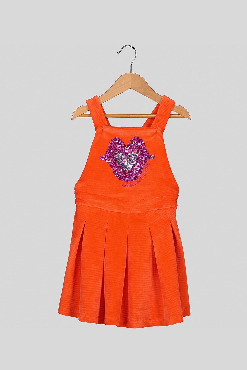 Agatha Ruiz de la Prada, Sarafan din reiat cu paiete, Oranj