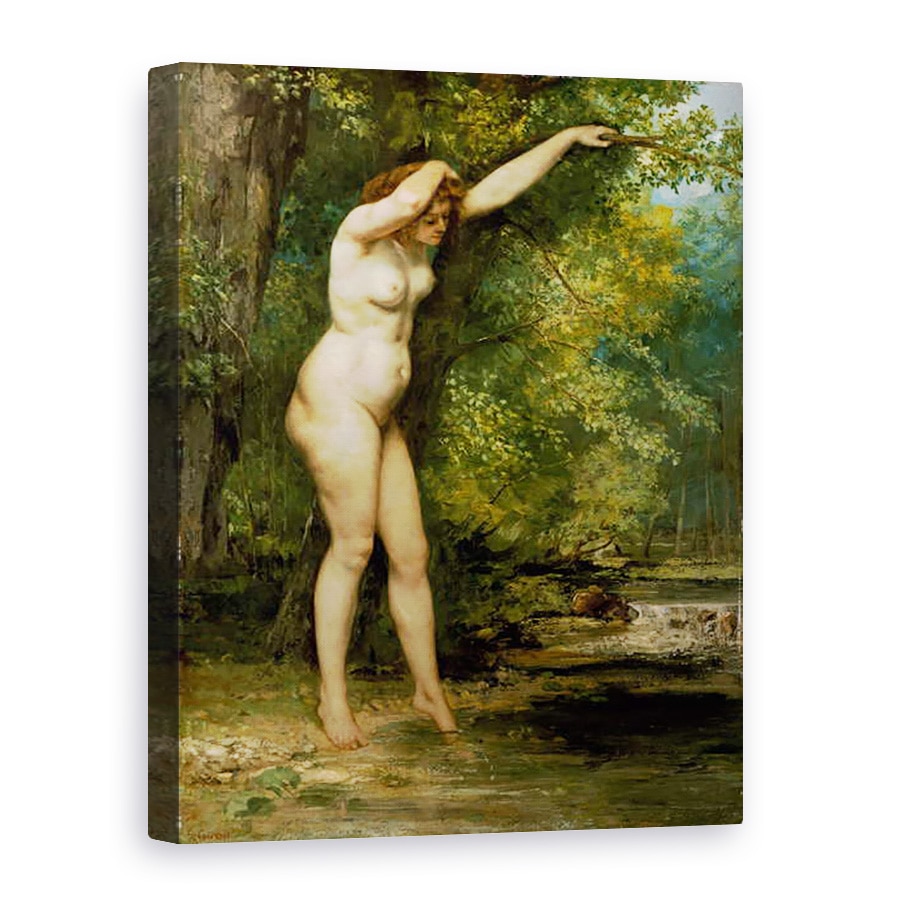 Tablou canvas - Gustave Courbet - Tanarul scaldator, 60 x 80 cm