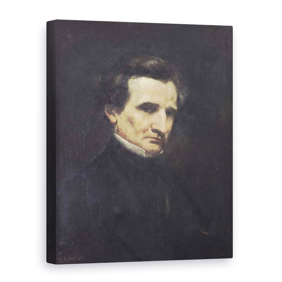 Tablou canvas - Gustave Courbet - Hector Berlioz 1803-69 1850, 75 x 100 cm