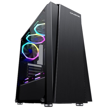 Carcasa Floston BLUE STYLE, Full Tower, fara sursa, ATX, Black Carcasa Floston BLUE STYLE, Full Tower, fara sursa, ATX, Black