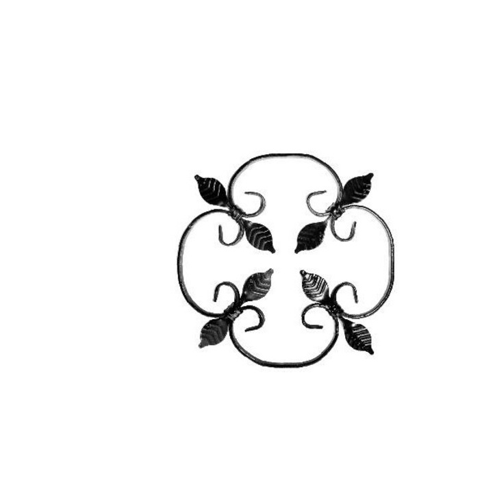 Panou Ornamental pentru Porti si Garduri din Fier Forjat, Profil Amprentat 13.000.30