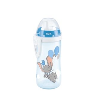 Biberon cu tetina tip cioc 300 ml Nuk First Choice Disney 255498, Albastru 12+ luni Biberon cu tetina tip cioc 300 ml Nuk First Choice Disney 255498, Albastru 12+ luni