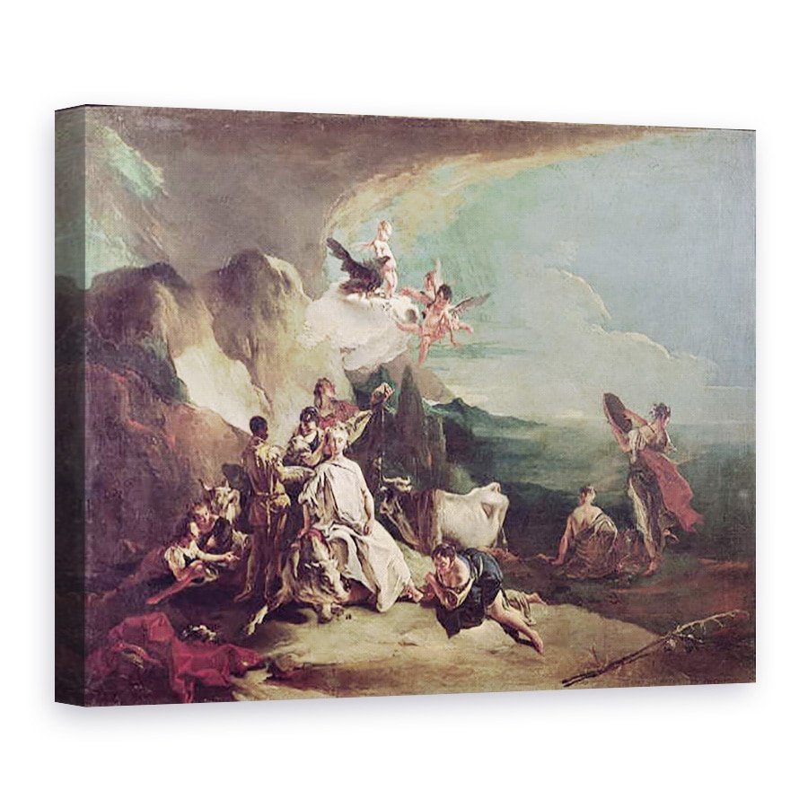 Tablou canvas - Giovanni Battista Tiepolo - Violul Europei, 75 x 100 cm