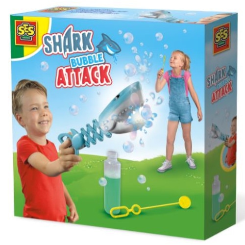 Jucarie Ses Atacul rechinului cu baloane de sapun