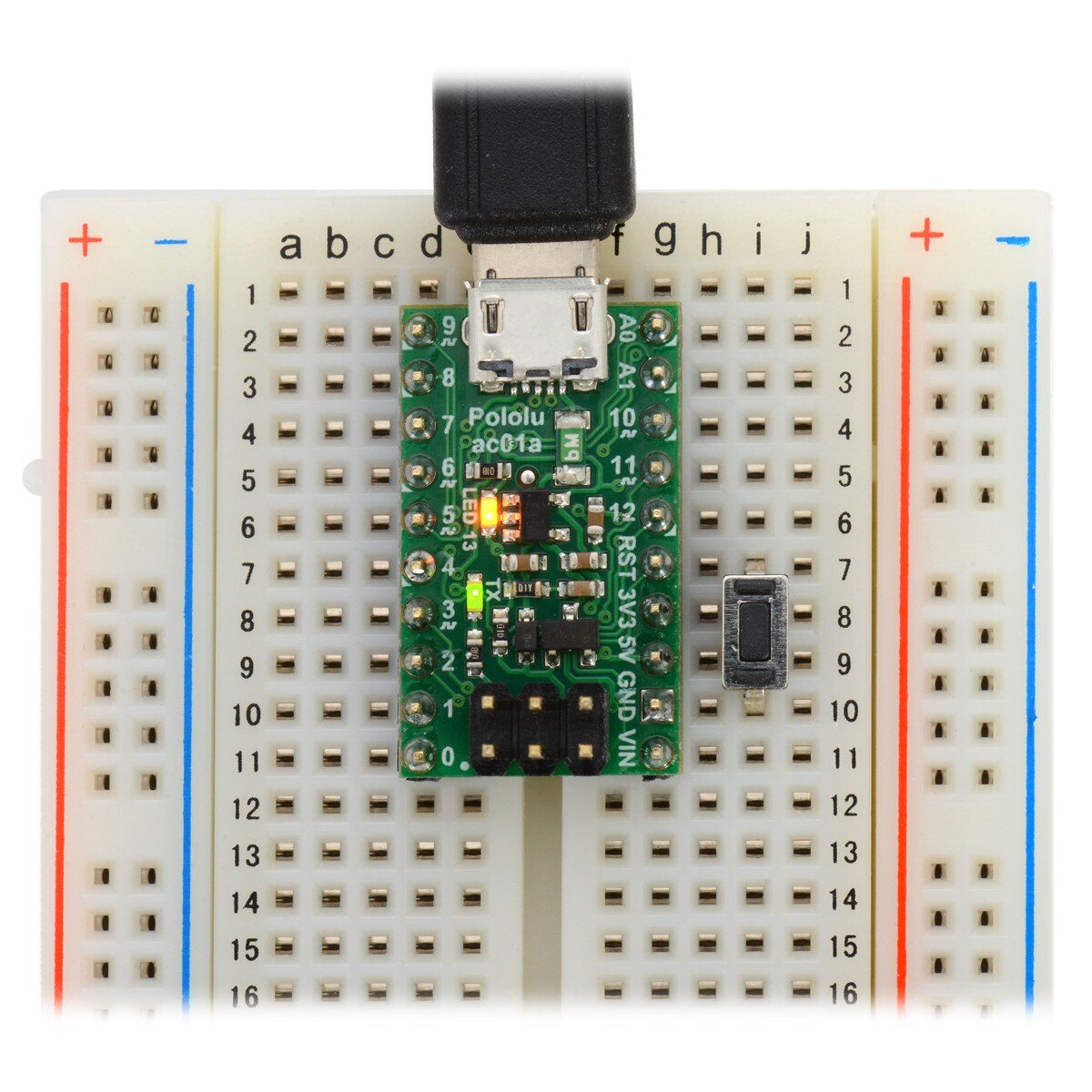 Placa Pololu A-Star 32U4 Prime LV cu microSD