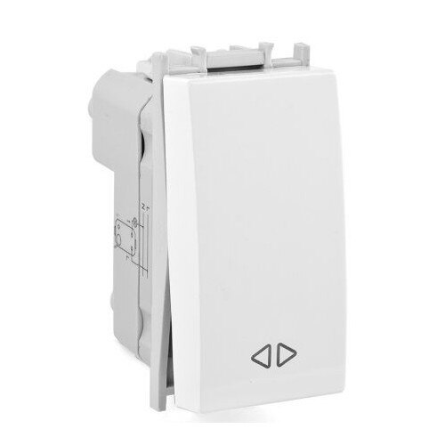 Intrerupator cruce Optima,modular, alb