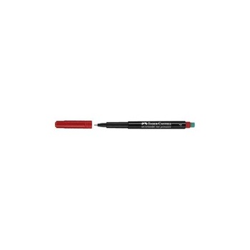 Marker permanent Faber-Castell Multimark, F, Rosu Marker permanent Faber-Castell Multimark, F, Rosu