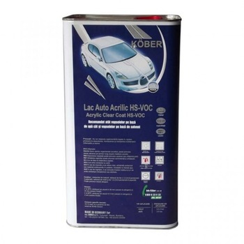 Lac Auto Acrilic + intaritor , Kober, 5L Lac Auto Acrilic + intaritor , Kober, 5L