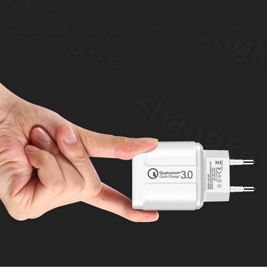 Incarcator Adaptor Qualcomm 3.0 Fast Charging 1x USB Quick Charge 3A Alb