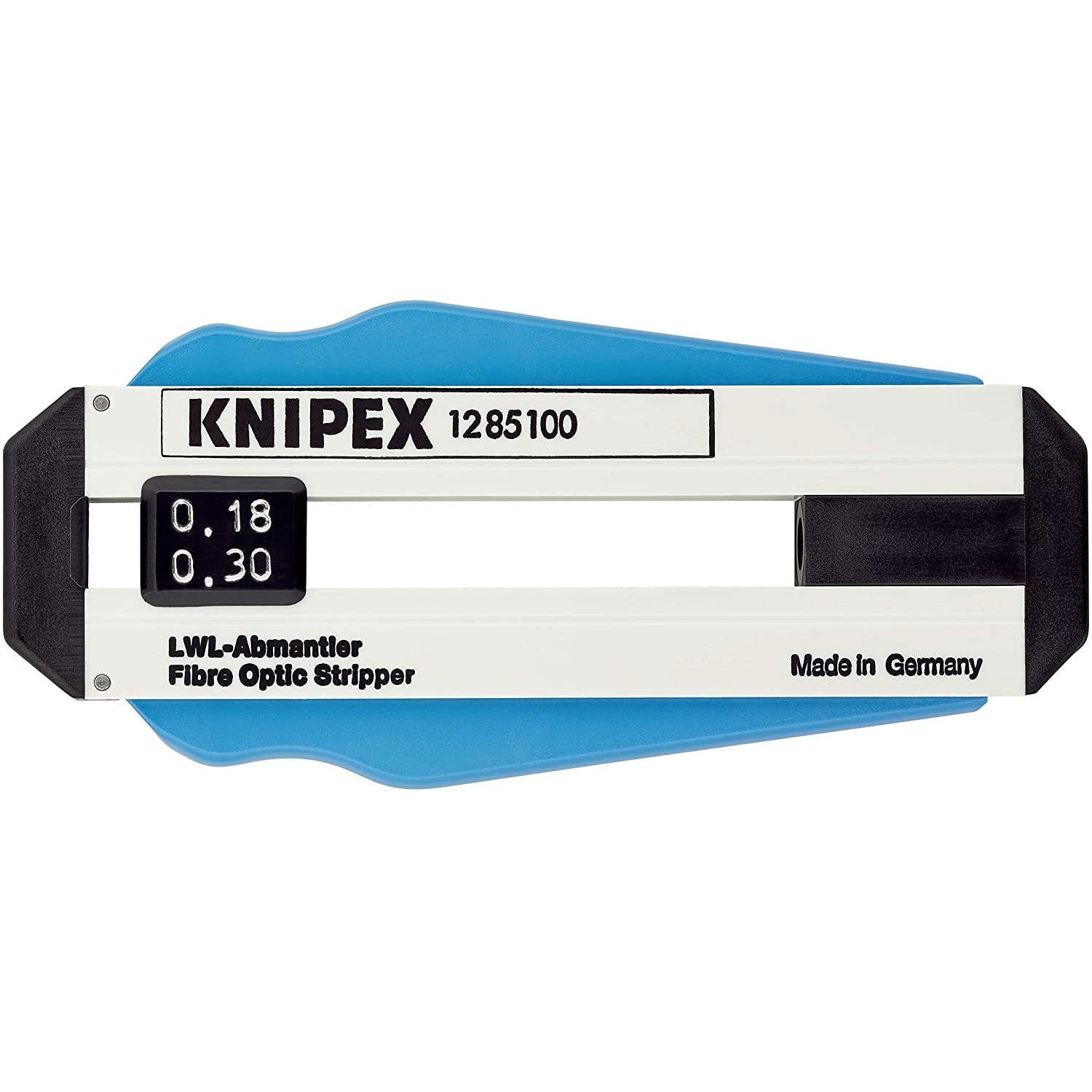 Dezizolator pentru cabluri din fibra optica, KNIPEX, Ø de 0.125 mm