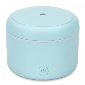 Difuzor de Aroma cu Ultrasunete Turbionaire Puck Aqua, 7 Lumini LED interschimbabile, 5 W, Silentios, Portabil, Posibilitate alimentare USB, Oprire automata Difuzor de Aroma cu Ultrasunete Turbionaire Puck Aqua, 7 Lumini LED interschimbabile, 5 W, Silentios, Portabil, Posibilitate alimentare USB, Oprire automata