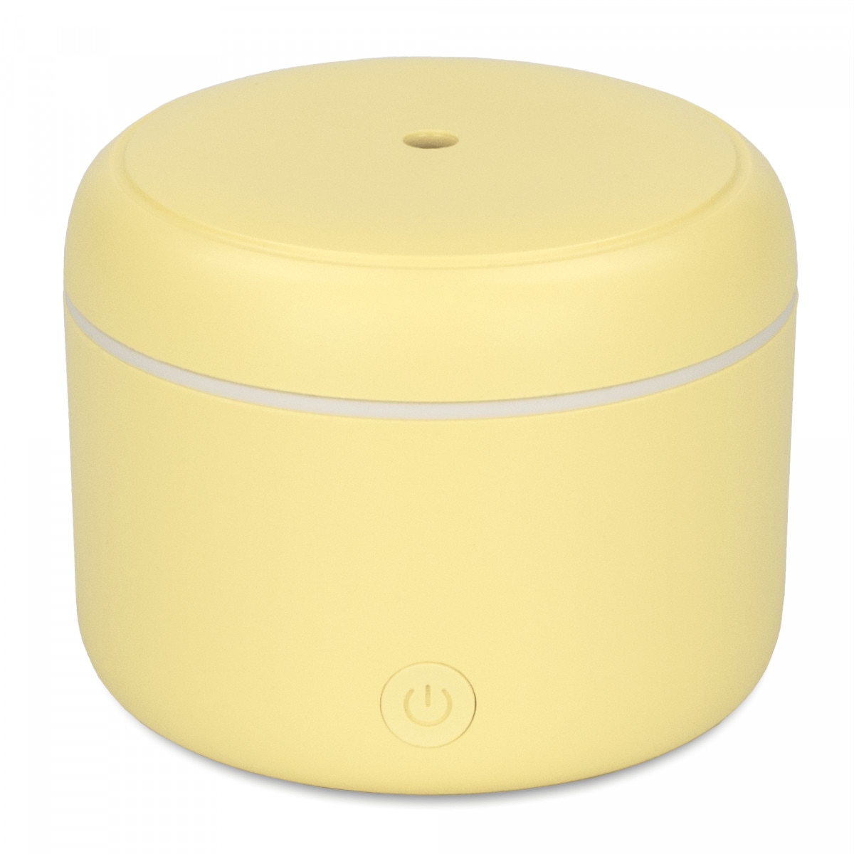 Difuzor de Arome Turbionaire Puck Lemon, 7 Lumini LED interschimbabile, 5 W, Silentios, Portabil, Posibilitate alimentare USB, Oprire automata