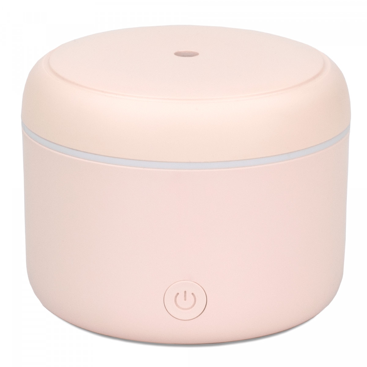 Difuzor de Aroma cu Ultrasunete Turbionaire Puck Blush, 7 Lumini LED interschimbabile, 5 W, Silentios, Portabil, Posibilitate alimentare USB, Oprire automata