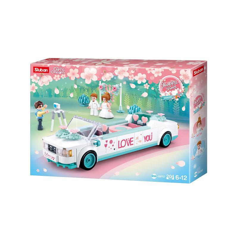Set de constructie, Girl's Dream Limuzina, 204 piese, Sluban - Colectie noua