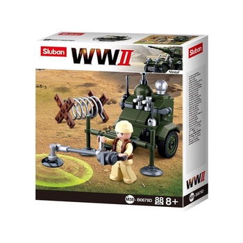 Set de constructie Al II-lea Razboi Mondial-4in1 Army un singur model, 88 piese, Sluban - Colectie noua Set de constructie Al II-lea Razboi Mondial-4in1 Army un singur model, 88 piese, Sluban - Colectie noua
