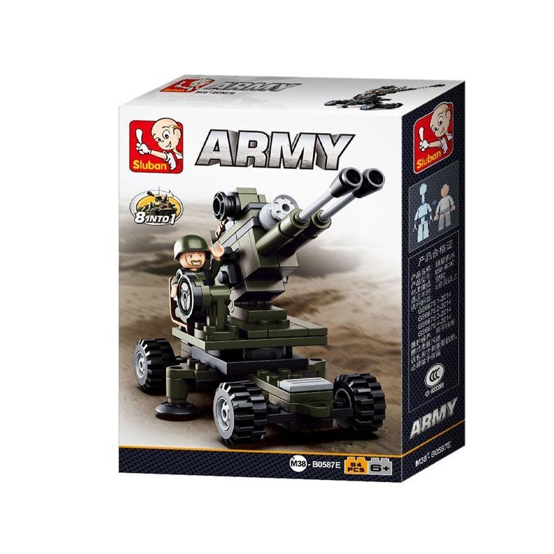 Set de constructie, Artilerie, 94 piese, Sluban - Colectie noua