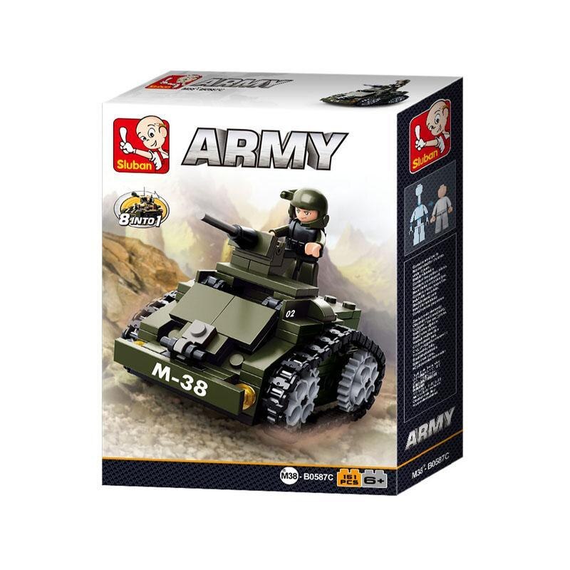 Set de constructie, Masina Blindata , 151 piese, Sluban - Colectie noua