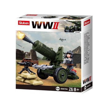 Set de constructie Al II-lea Razboi Mondial-4in1 Army un singur model, 76 piese, Sluban - Colectie noua Set de constructie Al II-lea Razboi Mondial-4in1 Army un singur model, 76 piese, Sluban - Colectie noua