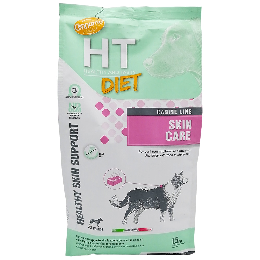 Hrana dietetica pentru caini HT Diet Skin & Care, 1.5Kg