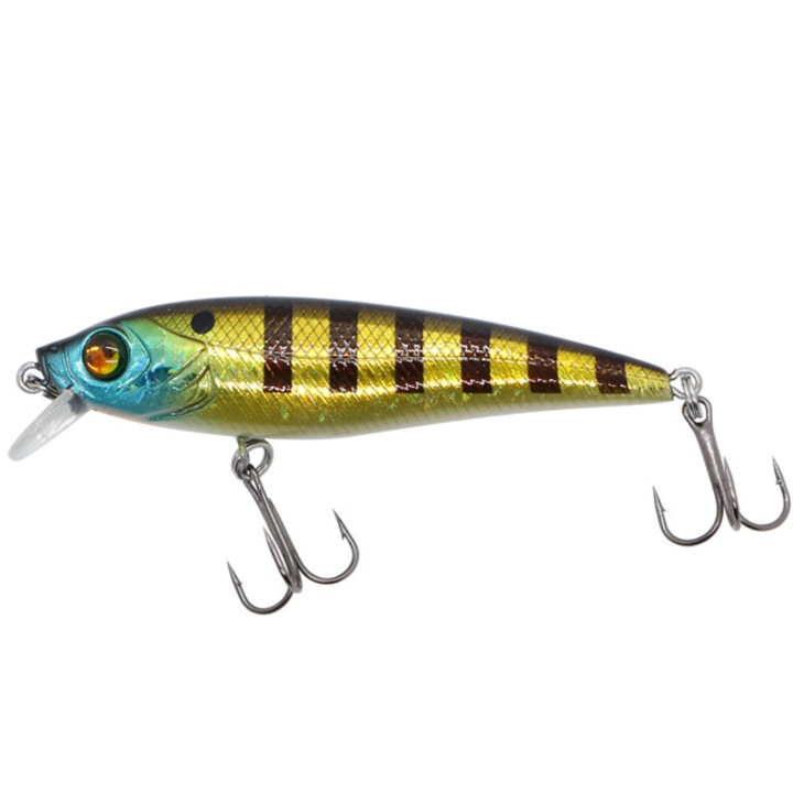 Vobler Damiki Hopi Minnow 70SS, 7cm, 6.7gr, Slow Sinking, culoarea Gold Gill Holo