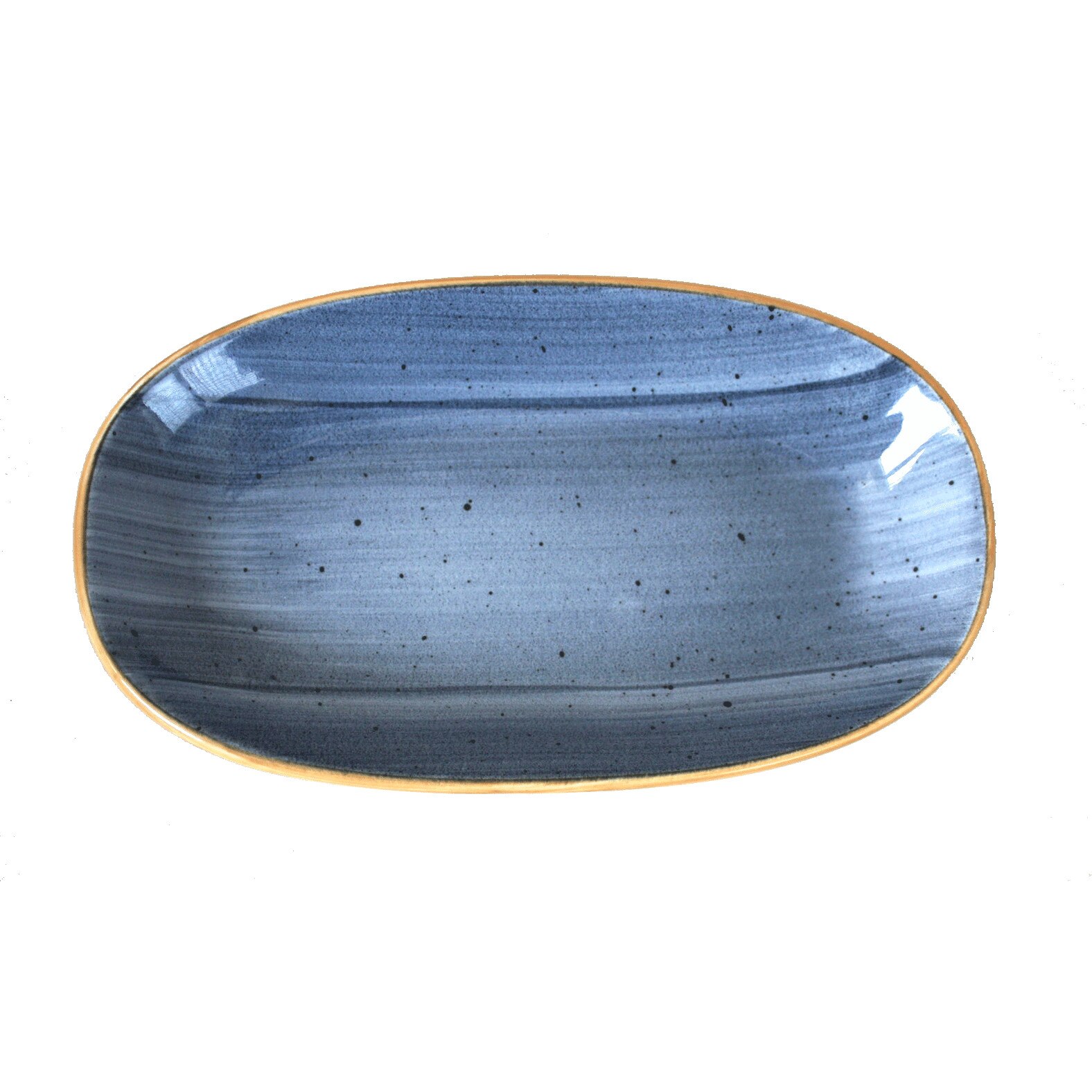 Farfurie ovala din portelan Bonna Dusk 19x11cm