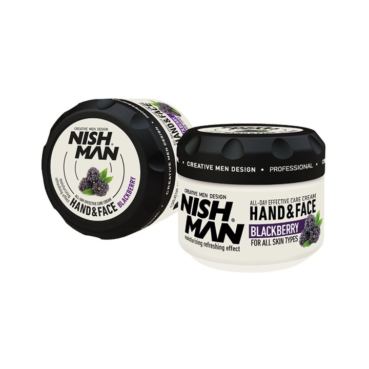 Crema pentru hidratarea manilor Nish man, Blackberry,300 ml