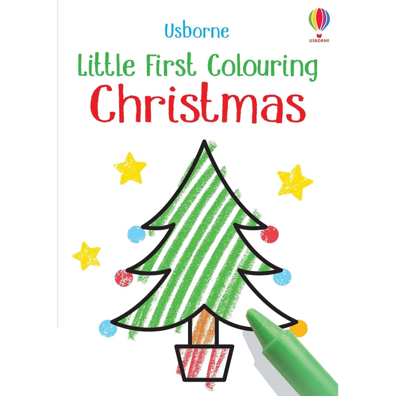 Carte de colorat, Little First Colouring Christmas, Usborne