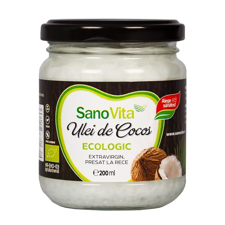 Sano Vita Eco Extravirgin kókuszolaj, 200 ml
