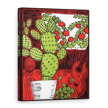 Tablou canvas - Faisal Khouja - Natura moarta cu Cactus, 2014, 50 x 70 cm Tablou canvas - Faisal Khouja - Natura moarta cu Cactus, 2014, 50 x 70 cm