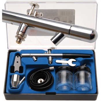 Kit pistol de vopsit aerograf pneumatic prin pulverizare si reglabil, BGS 3276 Kit pistol de vopsit aerograf pneumatic prin pulverizare si reglabil, BGS 3276
