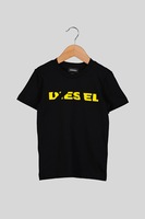 diesel tricou cu decolteu la baza gatului si imprimeu logo negru 120 cm standard imagen 54_0_
0