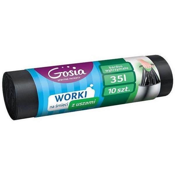 Gosia, Genti de gunoi, Urechi, 35l, A10, Negru, 3589