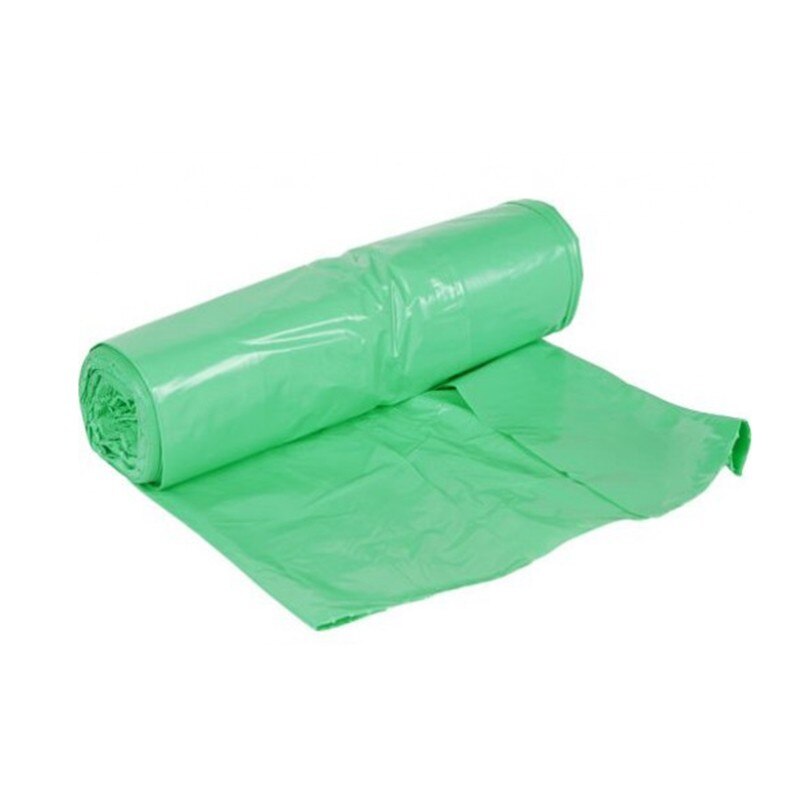 Rola saci menajeri din HDPE, culoare verde, volum 120L, 10buc/rola