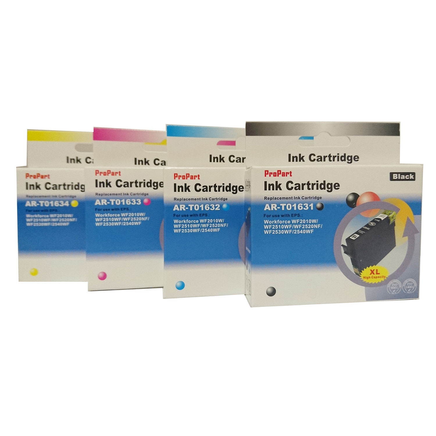 Set 4 Cartuse Compatibile Epson 16XL, T1631XL, T1632XL, T1632XL ...