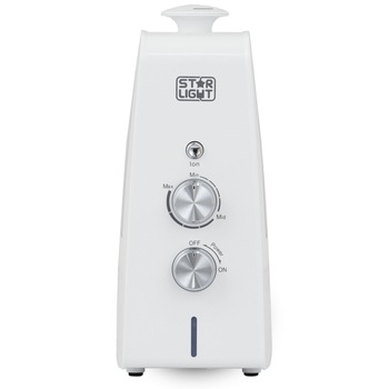 Umidificator de aer Star-Light UMS-3530WH, rezervor 3.5L, Ionizare, Oprire Automata, Rata umidificare 350ml/ora, Alb Umidificator de aer Star-Light UMS-3530WH, rezervor 3.5L, Ionizare, Oprire Automata, Rata umidificare 350ml/ora, Alb
