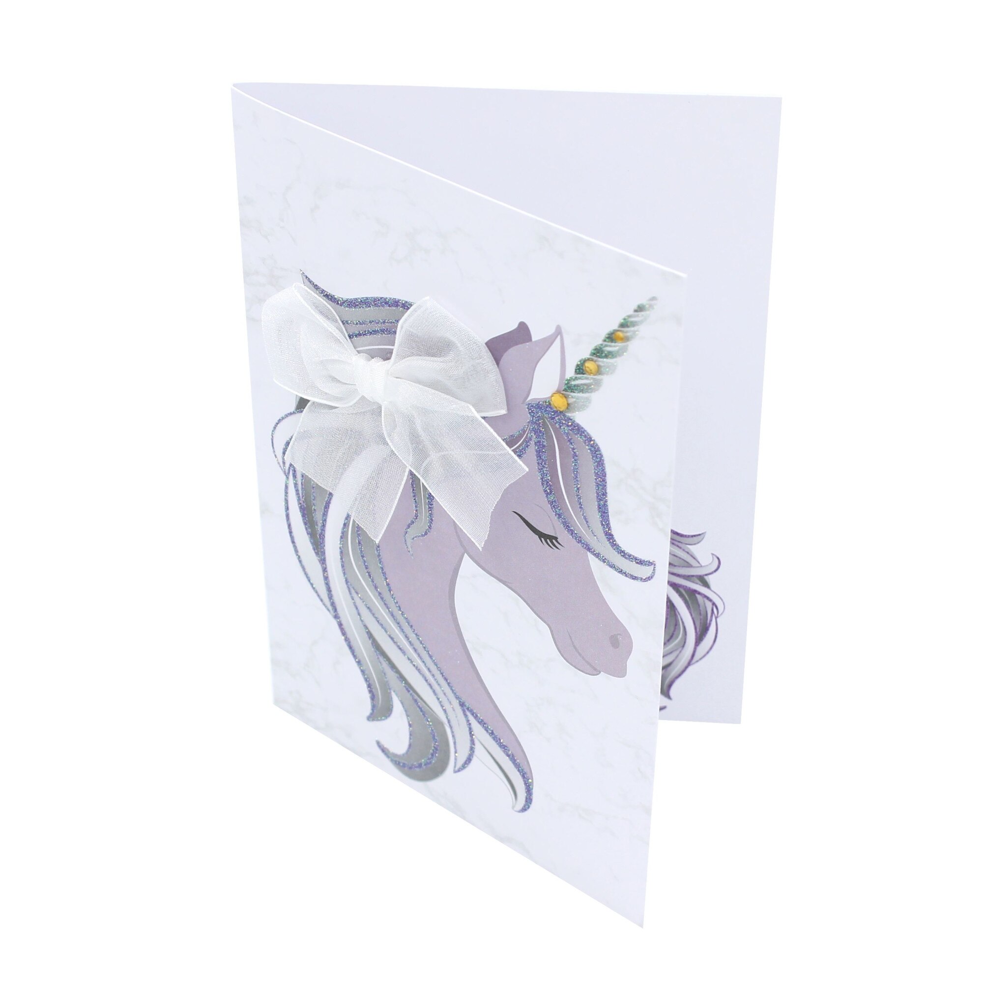 Felicitare Premium handmade Marble Unicorn