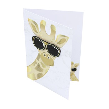 Felicitare Premium handmade Marble Giraffe Felicitare Premium handmade Marble Giraffe