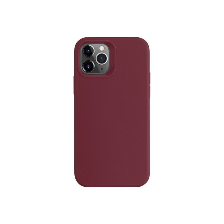 Husa Premium Esr Cloud Antishock Compatibila Cu iPhone 12 / Compatibila Cu iPhone 12 Pro, Red Wine