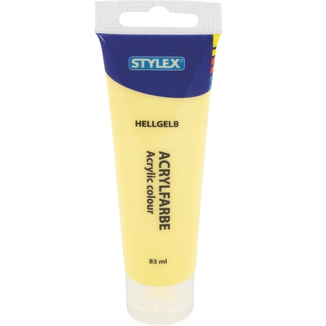Culoare acrilica 83 ml Stylex galben light