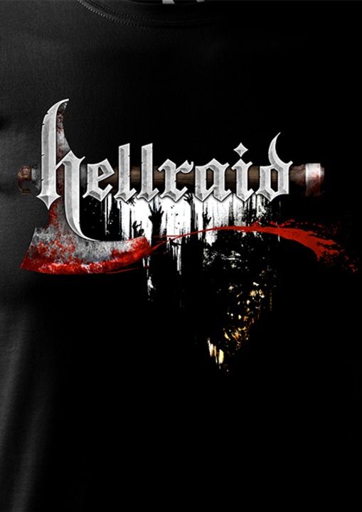 Rövid ujjú póló, K-off, fekete, L, Hellraid