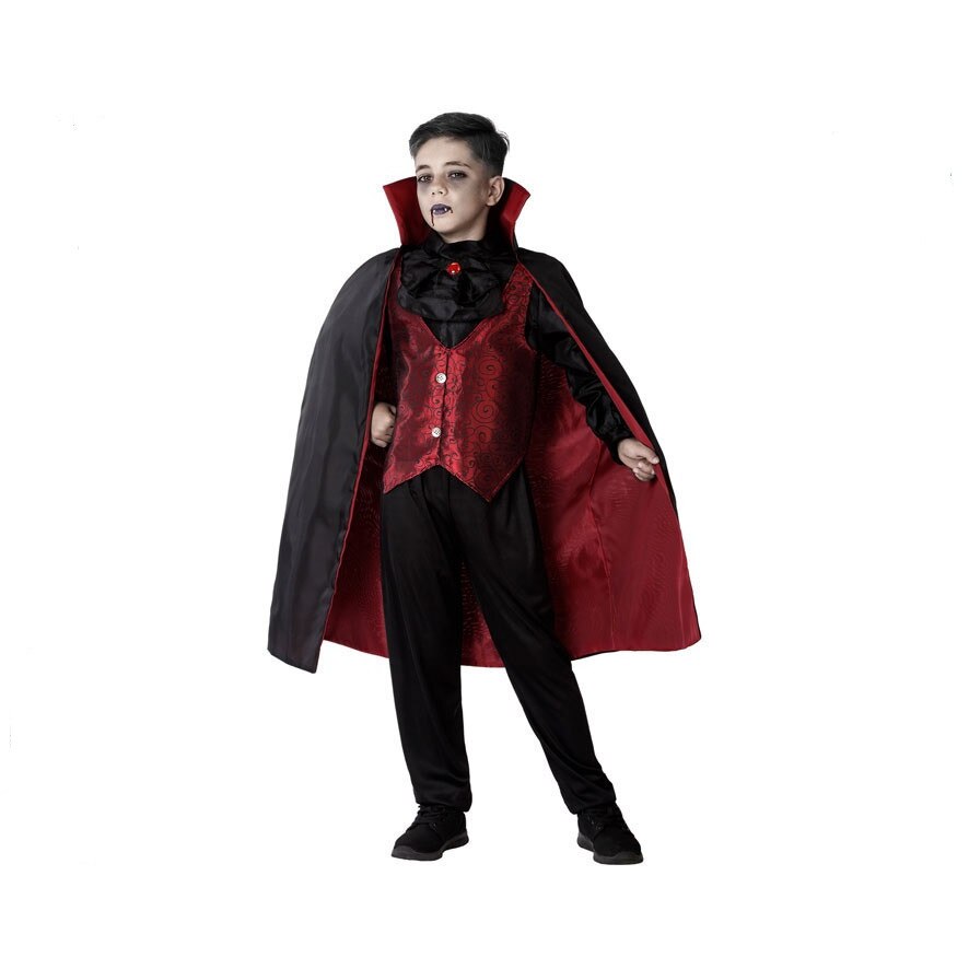 Costum copii vampir cu pelerina,5-6ani, Funny Party Shop