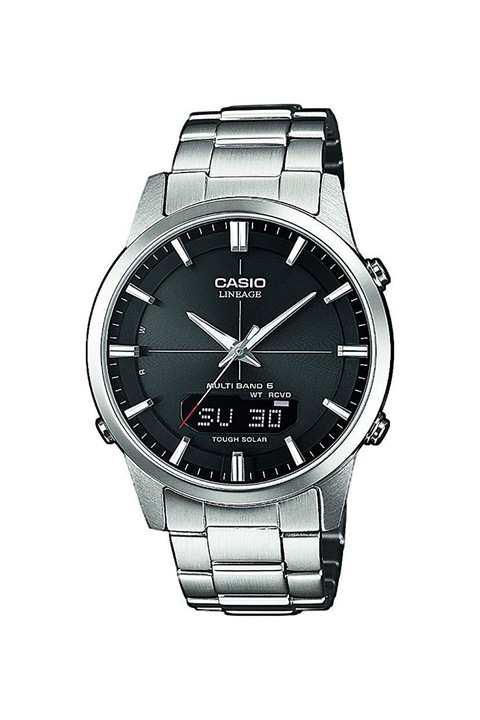 Casio, Радиосверяем часовник със слънчева батерия, Сребрист
