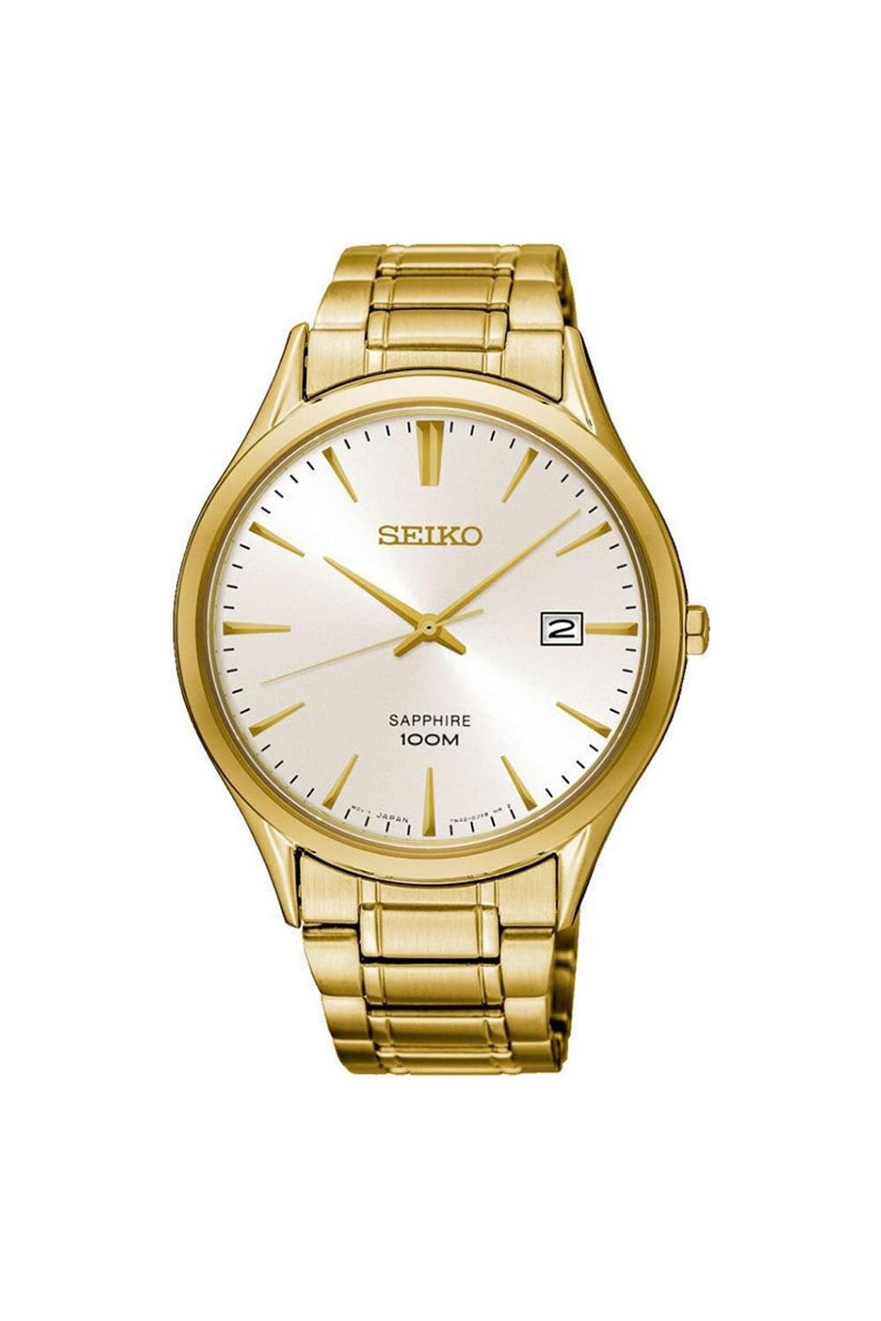 Seiko, Ceas analog rotund, Auriu