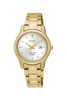 Seiko, Ceas quartz cu bratara metalica, Auriu Seiko, Ceas quartz cu bratara metalica, Auriu