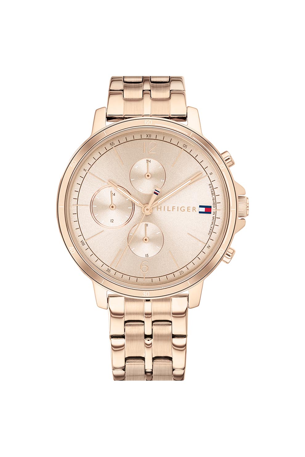 Tommy Hilfiger, Ceas quartz de otel inoxidabil, Auriu rose