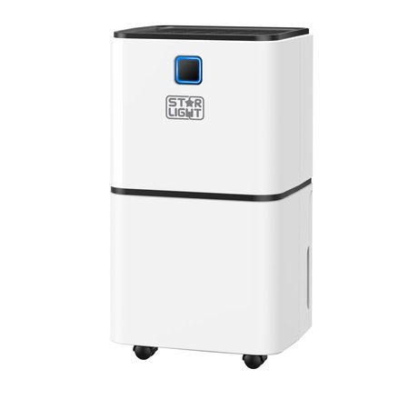 Dezumidificator Star-Light DHO-1219W, 12L/24h, 110 m³/ora, Rezervor 2L, Display LED, Child-lock, Functie uscare haine, Anti-inghet, Timer, Alb