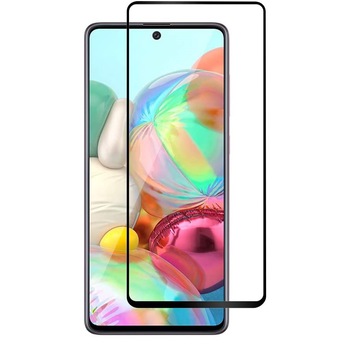 Folie din sticla 3D securizata pentru Samsung Galaxy M51, Full Glue, Full Screen, Negru Folie din sticla 3D securizata pentru Samsung Galaxy M51, Full Glue, Full Screen, Negru