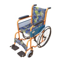 scaun cu rotile din otel pentru copii pliabil material textil orange kaiyang imagen 55_0_
0