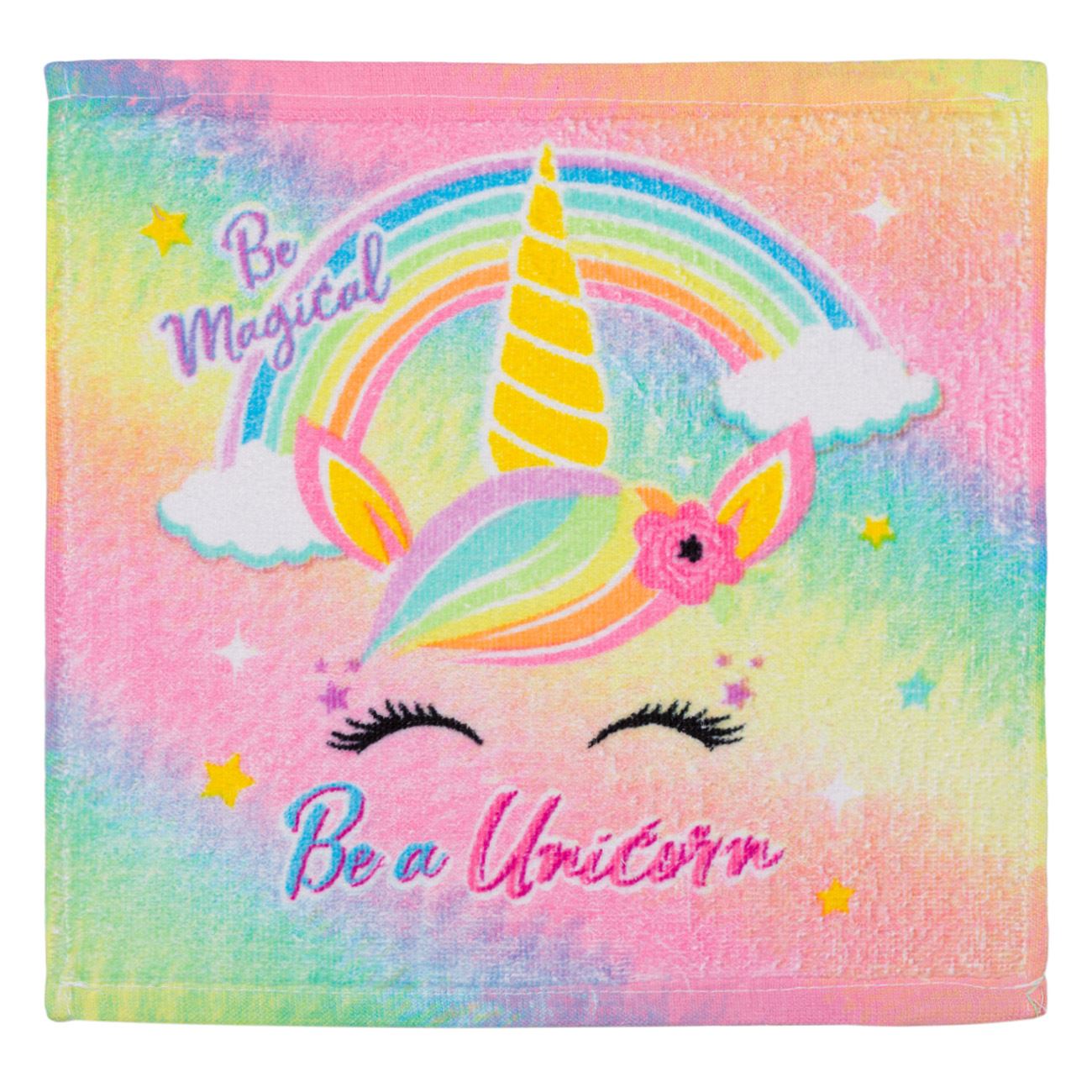 Prosop pentru copii, Zola®, bumbac, Unicorn, 30x30 cm